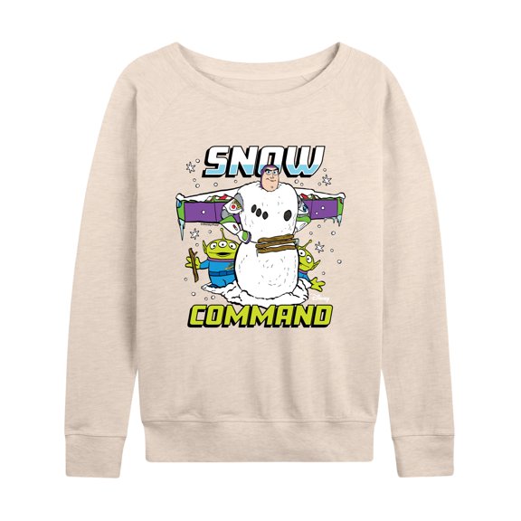 Toy Story - Snow Command - Women's Lightweight French Terry Long Sleeve Shirt