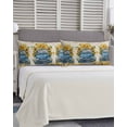 thumbnail image 5 of Sunflower Pillow Covers King Size, Watercolor Summer Floral Truck Vintage Soft Bed Throw Pillowcases Breathable Cooling Long Lumbar Body Pillow Sham Cover for Bed Sofa 20''x40'', 5 of 7