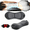 Light Gray, variant on TripleHBB Triple Fusion Back Massager,3-in-1 Heat Vibration & Electric Traction Lumbar Support Pillow for Lower Back,Neck & Shoulders