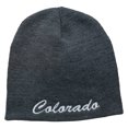 thumbnail image 5 of Colorado Embroidered Short Beanie - Dk Grey OSFM, 5 of 5