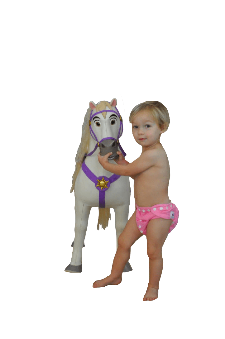 Kashmir Baby Charcoal Bamboo One Size Pocket Cloth Diapers 2 Pack. Snap Closure. “Pretty in Pink”