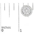 thumbnail image 6 of AGS Certified 14K White Gold 1.0 Cttw Brilliant-Cut Diamond Halo-Style Cluster Round Button Stud Earrings (G-H Color, I1-I2 Clarity), 6 of 8