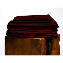 1000 Thread Count, 100% Giza Egyptian Cotton Bedding Set, 4-PC Sheets Set, 22 Inch Deep Pocket of Fitted Sheet, Soft Sateen Weave Breathable - Wine, Full-XL