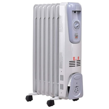 

Nestora Oil Filled Radiator Heater 1500W Portable Space Heater with Adjustable Thermostat Tip-over & Overheated Protection 3 Heat Settings with Quiet Operation Electric Heater for Home and Office