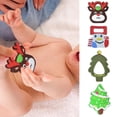 thumbnail image 3 of Silicona Para Bebé, Papá Noel, Árbol De Navidad, Estrella, Hombre De Nieve, Juguete Para La Dentición, Accesorios Para Bebé seitruly HA039627-04, 3 of 5