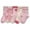 Pink, variant on REDARER Girls' 5-Pack Cotton Ankle Socks Breathable Soft Cute Strawberry & Plaid Pattern Socks with Lace for Daily Wear,M