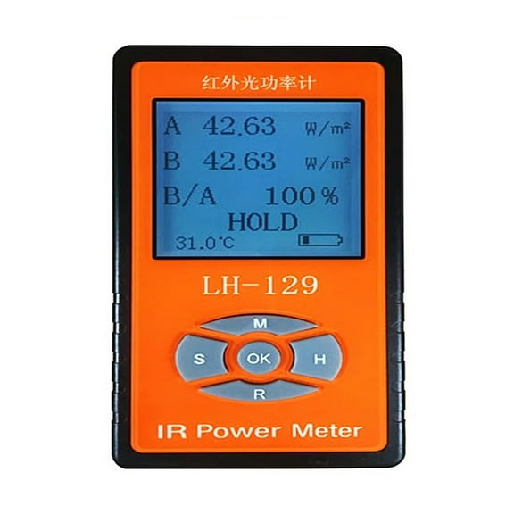 LH-129 LH-131 Infrared Light Irradiance Power Meter Tester, Radiometer LED Luminous Intensity Sunlight Meter
