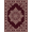Burgundy, Pattern 11, variant on ODIKA 8'x10' Washable Area Rug Non-Slip Chair-Friendly Mat Deep Maroon Symmetrical Design Balanced Decorative Flat Accent for Dining Room, Large Office, Lounge