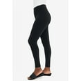 thumbnail image 3 of Jessica London Women's Plus Size Everyday Stretch Cotton Legging, 3 of 6