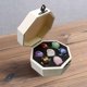 thumbnail image 4 of Paquete de 7 piedras de , juego de equilibrio de mini , cristal de para Caja de madera octogonal perfke piedra de cristal, 4 of 8