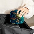 thumbnail image 6 of Sea Turtle Small Bag Period Pouch Small Wire Pouch Zipper Pencil Case Pouch in Plush Fabric, Sponge, and Oxford Cloth - 4.7x6.6x6.6 in, Ideal for Menstrual Pad Storage, 6 of 6