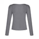 thumbnail image 4 of Camisas de Larga de Moda para Mujer, Blusas de Otoño con Cuello en V, Ajustadas y Recortadas, Conjuntos Y2K. Gris XL, 4 of 7