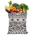 thumbnail image 1 of Rustic Earthy Canvas Shopping Bag – Nordic Style Reusable Tote, 1 of 6