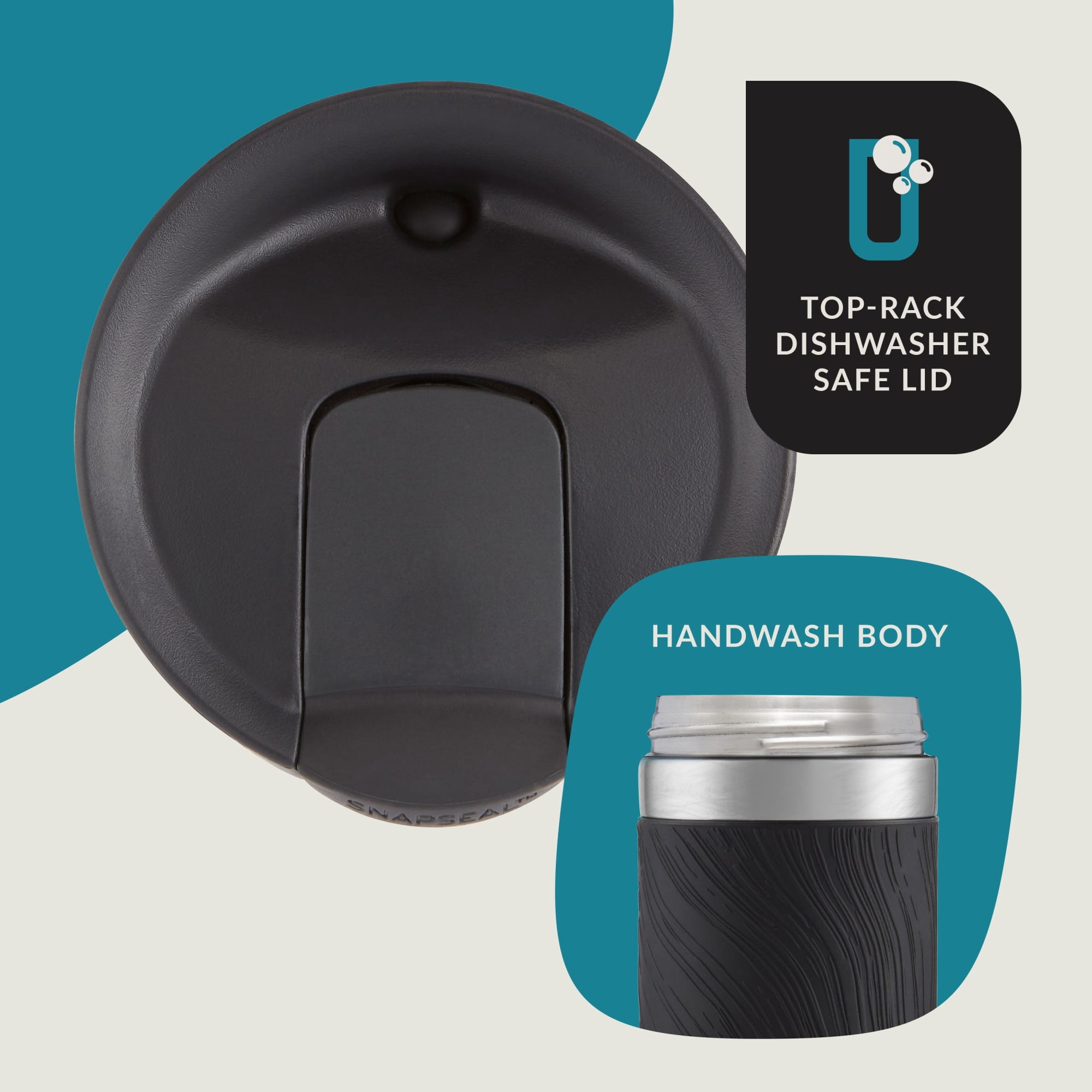 (2 pack) Contigo Byron 2.0 Stainless Steel Travel Mug with SNAPSEAL Lid Stainless Steel, 24 fl oz.