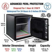 SentrySafe SFW123ES Water and Fire Resistant Safe with Digital Keypad Lock, 1.23 Cu. ft.
