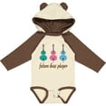 thumbnail image 3 of Inktastic Bass Player Kids Future Boys or Girls Long Sleeve Baby Bodysuit, 3 of 5