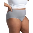 thumbnail image 5 of Fit for Me by Fruit of the Loom Women's Plus Size Cooling Breathable Brief Panties, Moisture-Wicking, Multipacks, Sizes 1X-5X, 5 of 9
