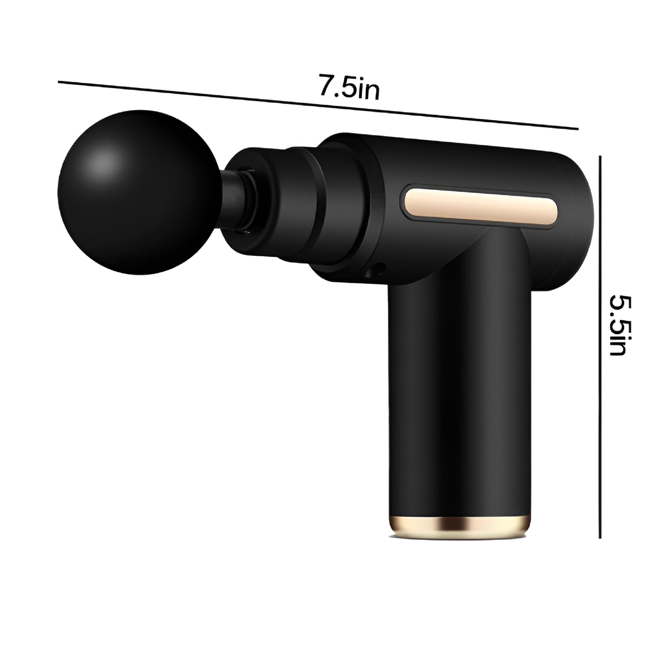 XIRQI 2026 New Fascia Massage Gun Deep Tissue Body Neck Back Pain 4 Heads for Body, Neck, Back, Muscles, Sports, Recovery