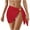 Red, variant on Yghzkop Womens Ombre Mesh Swimsuit Cover Up Sheer Beach Tunic Dress Lightweight Swimwear Wrap Skirt Semi-Transparent Resort Wear