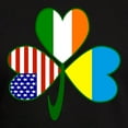 thumbnail image 3 of CafePress - Shamrock Of Ukraine Men's Fitted T Shirt (Dark) - Men's Fitted T-Shirt, 3 of 4