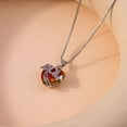 thumbnail image 2 of Zhuge Ideas de regalos para el Día de la Madre - Collar del Día de la Madre para mamá Regalos del Día de la Madre para mamá de hijo Regalos para ella Regalos para mamá (rojo), 2 of 5