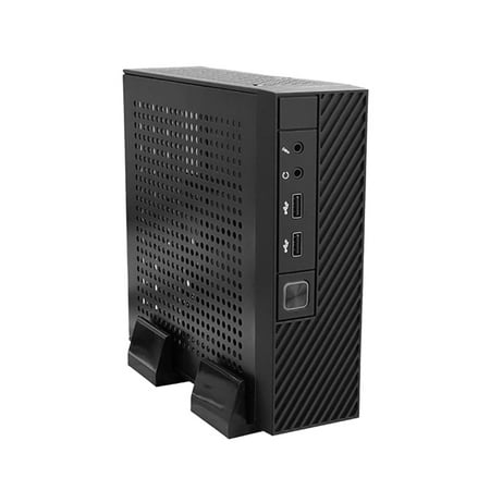M06 Mini Desktop Case MINI-ITX PC Chassis Versatile and Efficient Industrial Control Case with Foot Stand