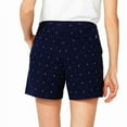 thumbnail image 4 of Nautica Women's Size 12, Cotton Stretch Twill Shorts 5 Inseam NWT, Navy Seas, 4 of 4