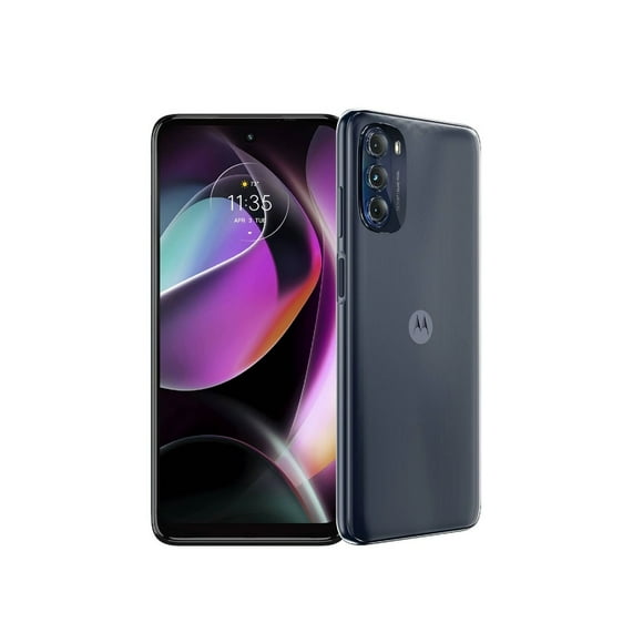 Restored Motorola Moto G 5G (2022) Smartphone, Fully Unlocked,64 GB Storage + 4 GB RAM, Moonlight Gray (Refurbished)