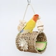 thumbnail image 2 of Bird Nest Swing Bed Toy Parrot Swing Nest Hanging Hammock for Parakeet Cockatiel, 2 of 5