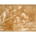 thumbnail image 3 of Biscaino, Bartolomeo 18x15 Black Modern Framed Museum Art Print Titled - Mystic Marriage of Saint Catherine, 3 of 5