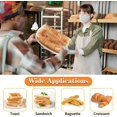 thumbnail image 7 of 200 PCS Clear Large Bread Bags with Gold Ties, Bread Loaf Packing Bags Bulk Bread Bags Plastic Bread Bags for Homemade Bread & Bakery(5.9x3.15x12.6 Inch), 7 of 7