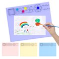 thumbnail image 1 of Musbetu Silicone Craft Mat with Cup Non-Stick Surface Versatile Usage Easy-maintenance Foldable Design Painting Mat for Kids, 1 of 7