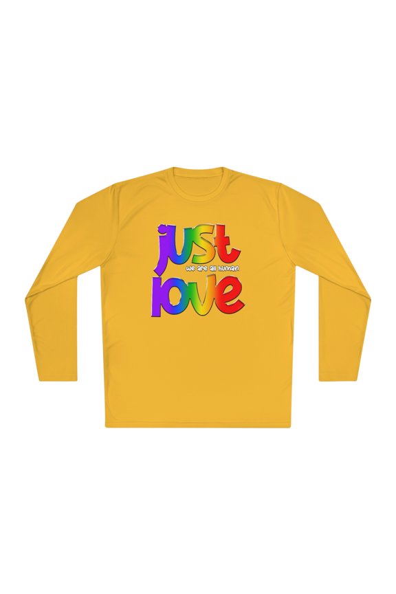 2023 Pride Shirt Just Love - Unisex Lightweight Long Sleeve Tee - By Artist A.Melo