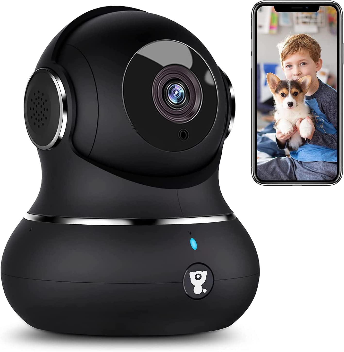 CCTV Wifi Wlan Ip Camera1080p 2mp Tag & Nacht Bewegung Baby/ Haustier/Elders/ 