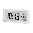 thumbnail image 3 of TISHITA Digital Clock Desk Clocks Large Screen Display Small Clock Home Decor LCD 12/24H Display Bedroom Snooze Beside Bedside Clocks white, 3 of 8