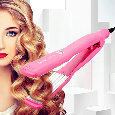 Professional Dry&Wet Use 2in1 Hair Straightener & Curling Curler Iron Anion Ceramic Flat Iron Best