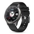 thumbnail image 2 of Redondo SmartWatch 5.0 Bluetooth compatible con IP67 Pantalla táctil impermeable 160mAh Ratón cardíaco Presión arterial reloj inteligente negro 1.28 pulgadas Inevent EL005743-02B, 2 of 7