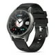 thumbnail image 2 of Redondo SmartWatch 5.0 Bluetooth compatible con IP67 Pantalla táctil impermeable 160mAh Ratón cardíaco Presión arterial reloj inteligente negro 1.28 pulgadas Vogacara EL005743-02B, 2 of 7