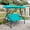 Turquoise, variant on Spaco 3 Seats Converting Outdoor Swing Canopy Hammock with Adjustable Tilt Canopy-Turquoise, 3-Seater Hanging Bench, Pillow for Backyard Garden Poolside