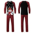 thumbnail image 3 of Christmas Family Matching Pajamas Sets Shirts & Pants Printed Holiday Xmas 2 Pcs Pjs for Dad (Black for Dad L), 3 of 4