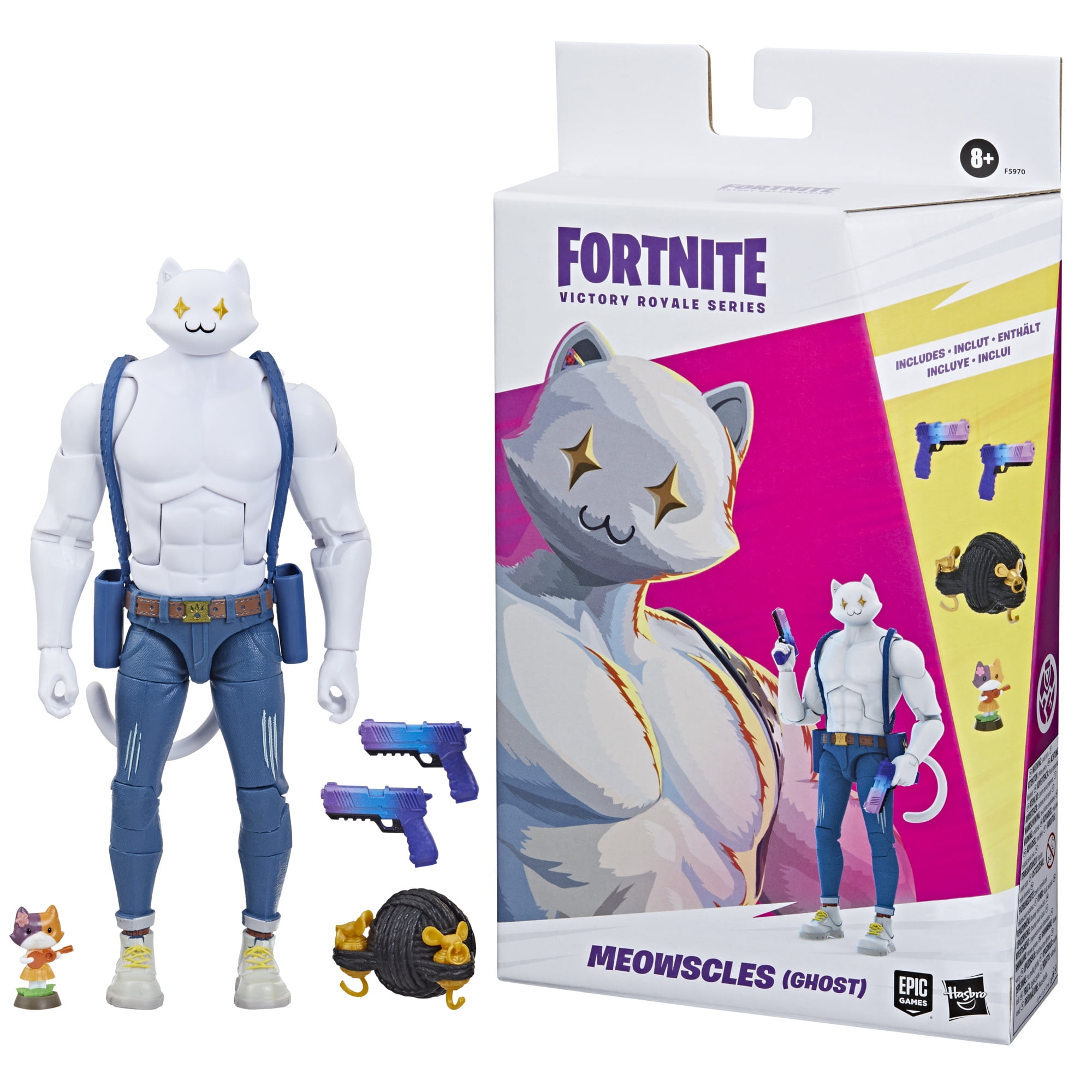 Fortnite Victory Royale Series Meowscles (Ghost) Action Figure
