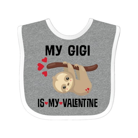 

Inktastic My Gigi Is My Valentine Gift Baby Boy or Baby Girl Bib