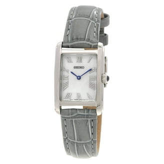 時計 90s archive SEIKO ladies bracelet Watch Seiko Women's Rectangular Face Leather Strap Watch SXGN42