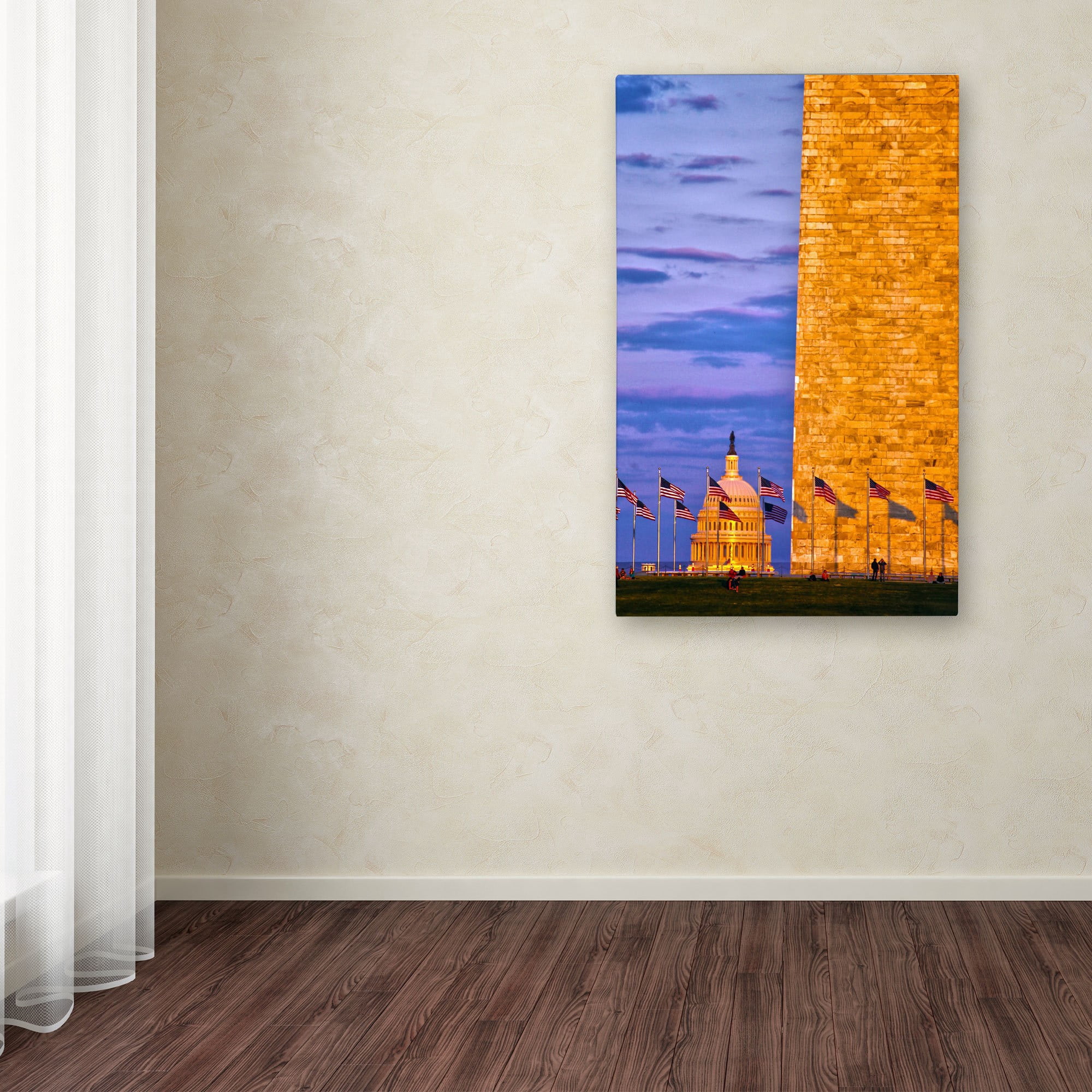 Trademark Fine Art "America" Canvas Art by CATeyes