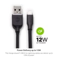 thumbnail image 3 of Cable de silicona Mophie Charge Stream USB-A a Lightning de 1 m, 3 of 7