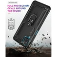 thumbnail image 2 of Galaxy A12 Phone Case, Samsung A12 Phone Case with HD Screen Protector, Military Grade Protective Cases with Ring for Samsung Galaxy A12 (Black), 2 of 12