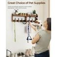 thumbnail image 3 of Burfoko 4-in-1 Wall Mounted Coat Rack with Shelf - 29" Entryway Organizer with 11 Hooks, Mail Holder & Key Hanger, Space-Saving for Hallway/Bedroom, Wood, 3 of 7