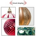 thumbnail image 4 of 12Pcs/set Christmas Balls Ornaments With Hanging Rope Christmas Tree Decoration Festival Party Decoration, 4 of 6