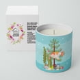 thumbnail image 2 of Carolines Treasures CK4513CDL 3.75 x 3.25 in. Unisex Lionhead Goldfish Merry Christmas 10 oz Decorative Soy Candle, 2 of 5