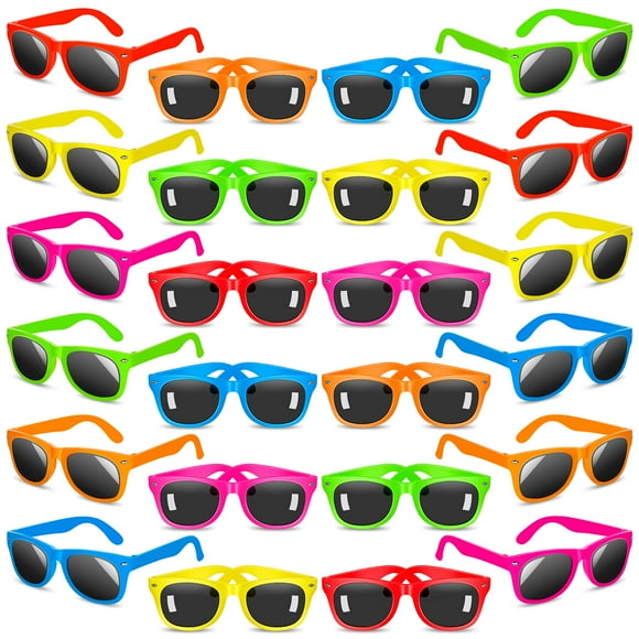 Gafas de sol de fiesta INNOCHEER para niños, paquete de 24 unidades, protección UV400